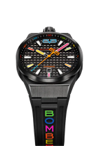 Bomberg Men's Watch BOLT-68 Neo Automatic Taipei Metropolis Black PVD