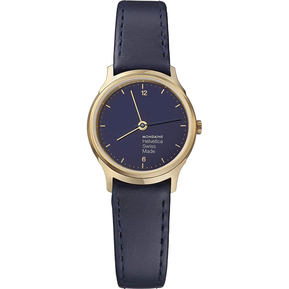 Mondaine Ladies Watch Helvetica No1 Navy Blue