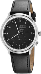 Mondaine Watch Helvetica Regular Black