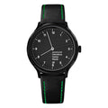 Mondaine Watch Helvetica No1 Black Green