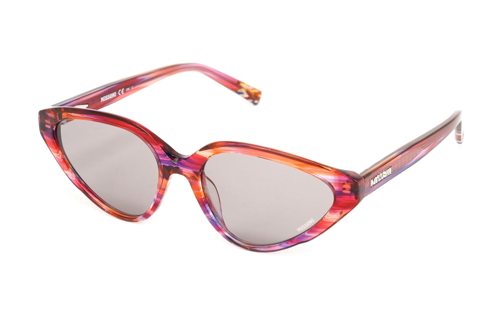 Missoni Women's Sunglasses Cat Eye Red Horn