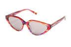 Missoni Women's Sunglasses Cat Eye Red Horn
