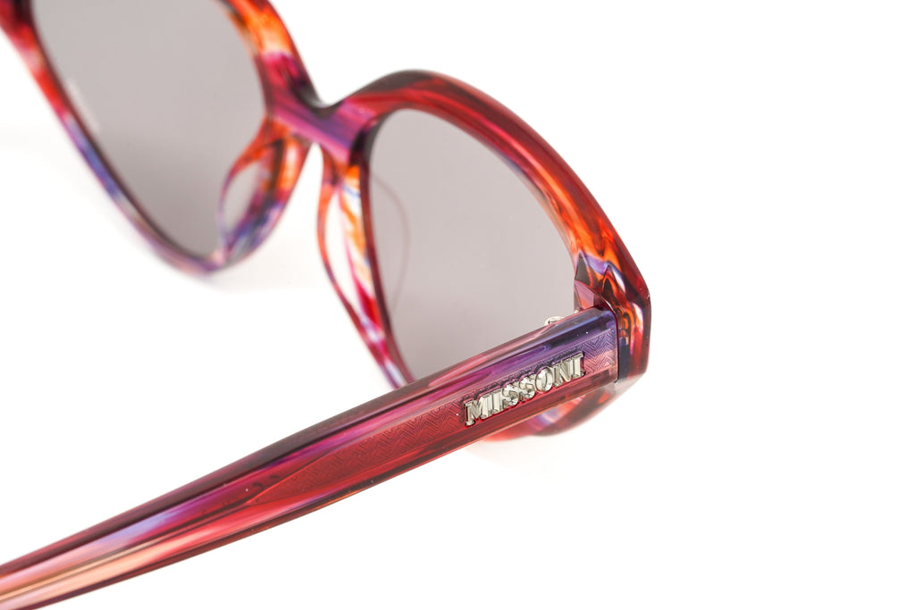 Missoni Women's Sunglasses Cat Eye Red Horn