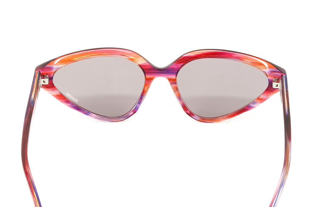 Missoni Women's Sunglasses Cat Eye Red Horn