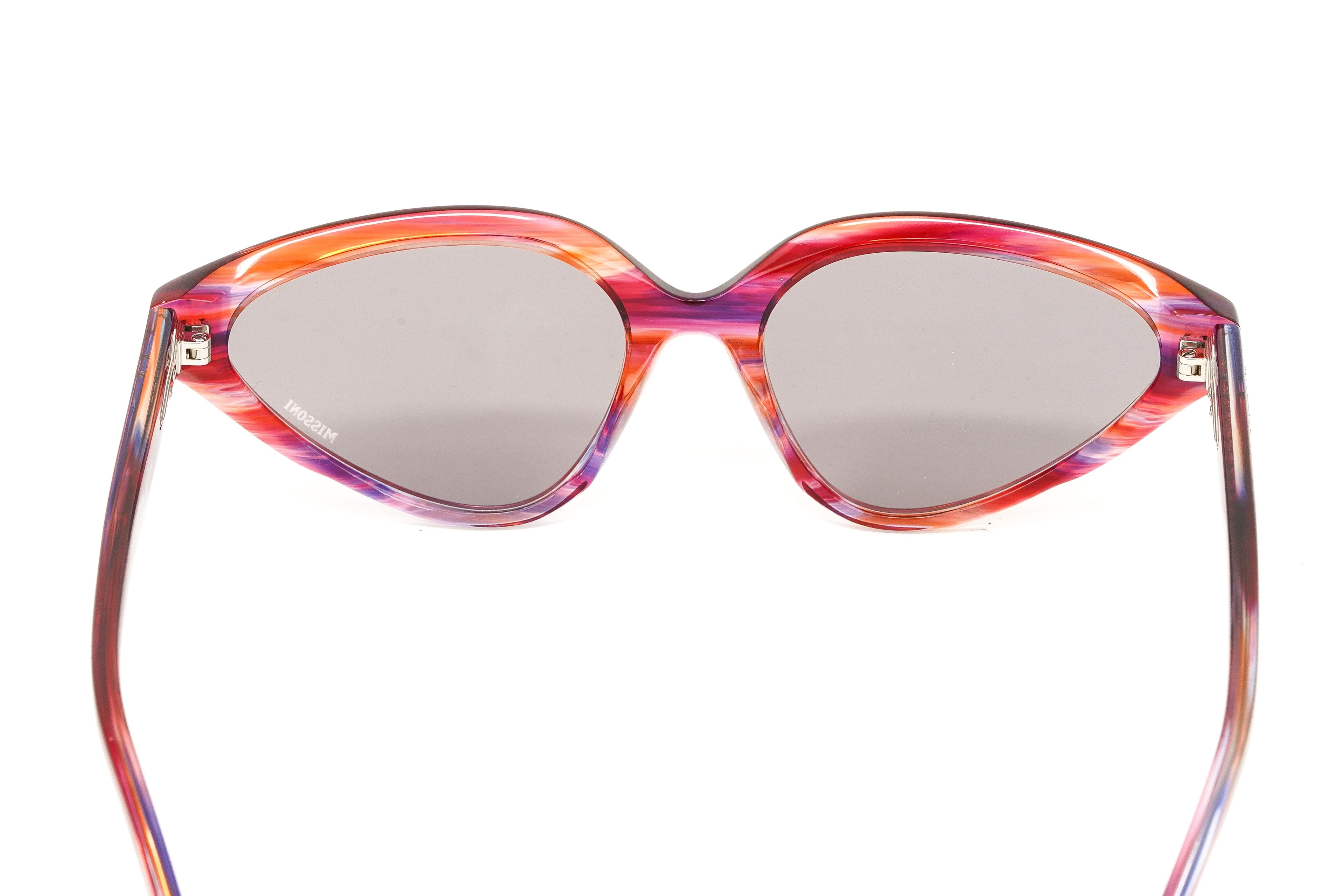 Missoni Women's Sunglasses Cat Eye Red Horn