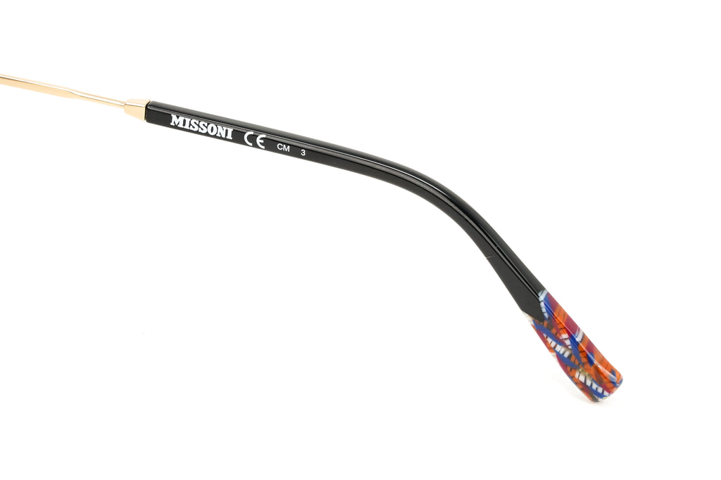 Missoni Women's Sunglasses Round Pilot Black/Gold