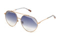 Missoni Women's Sunglasses Round Pilot Gold/Blue