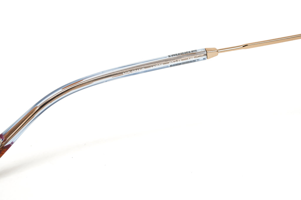 Missoni Women's Sunglasses Round Pilot Gold/Blue