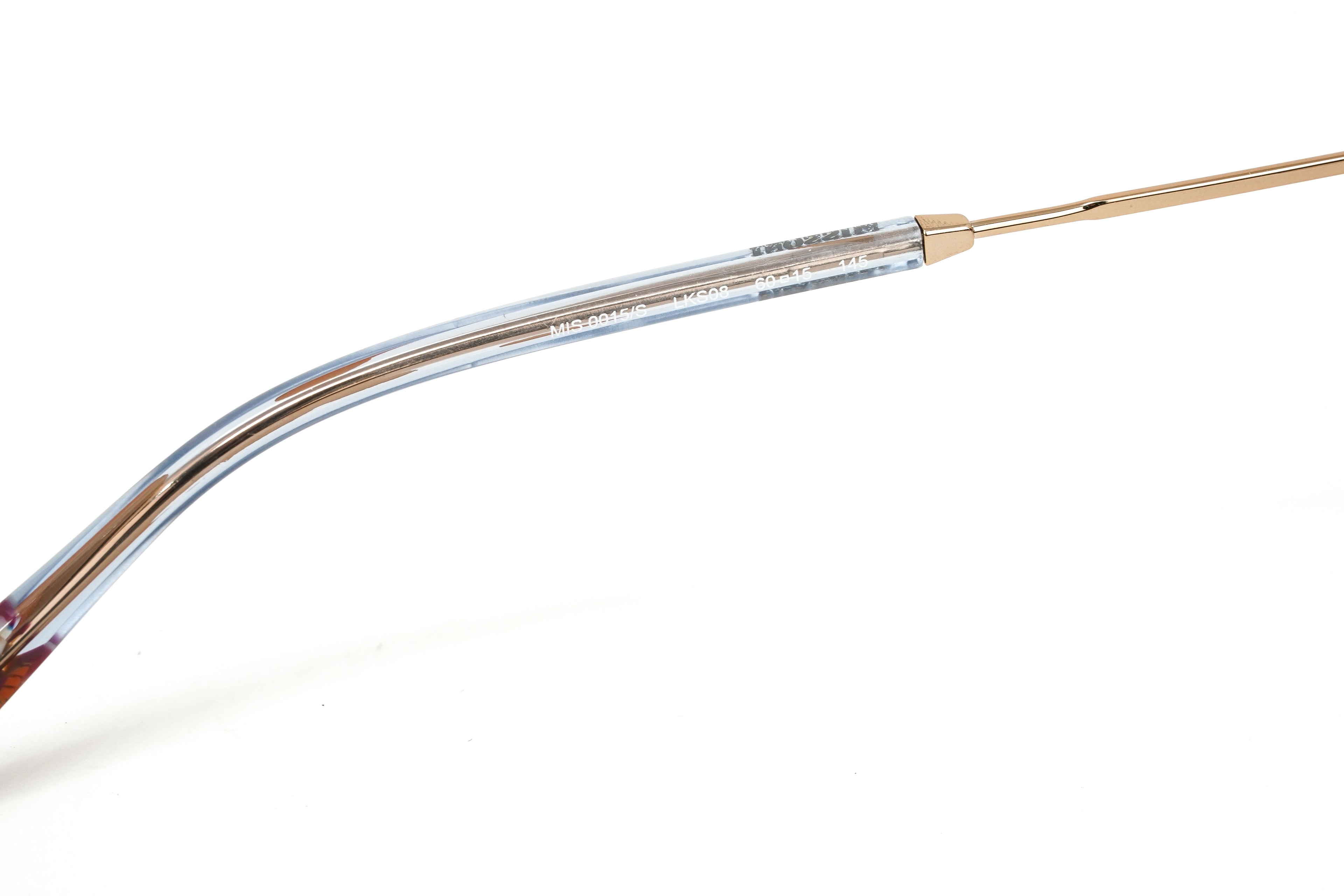 Missoni Women's Sunglasses Round Pilot Gold/Blue