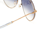 Missoni Women's Sunglasses Round Pilot Gold/Blue