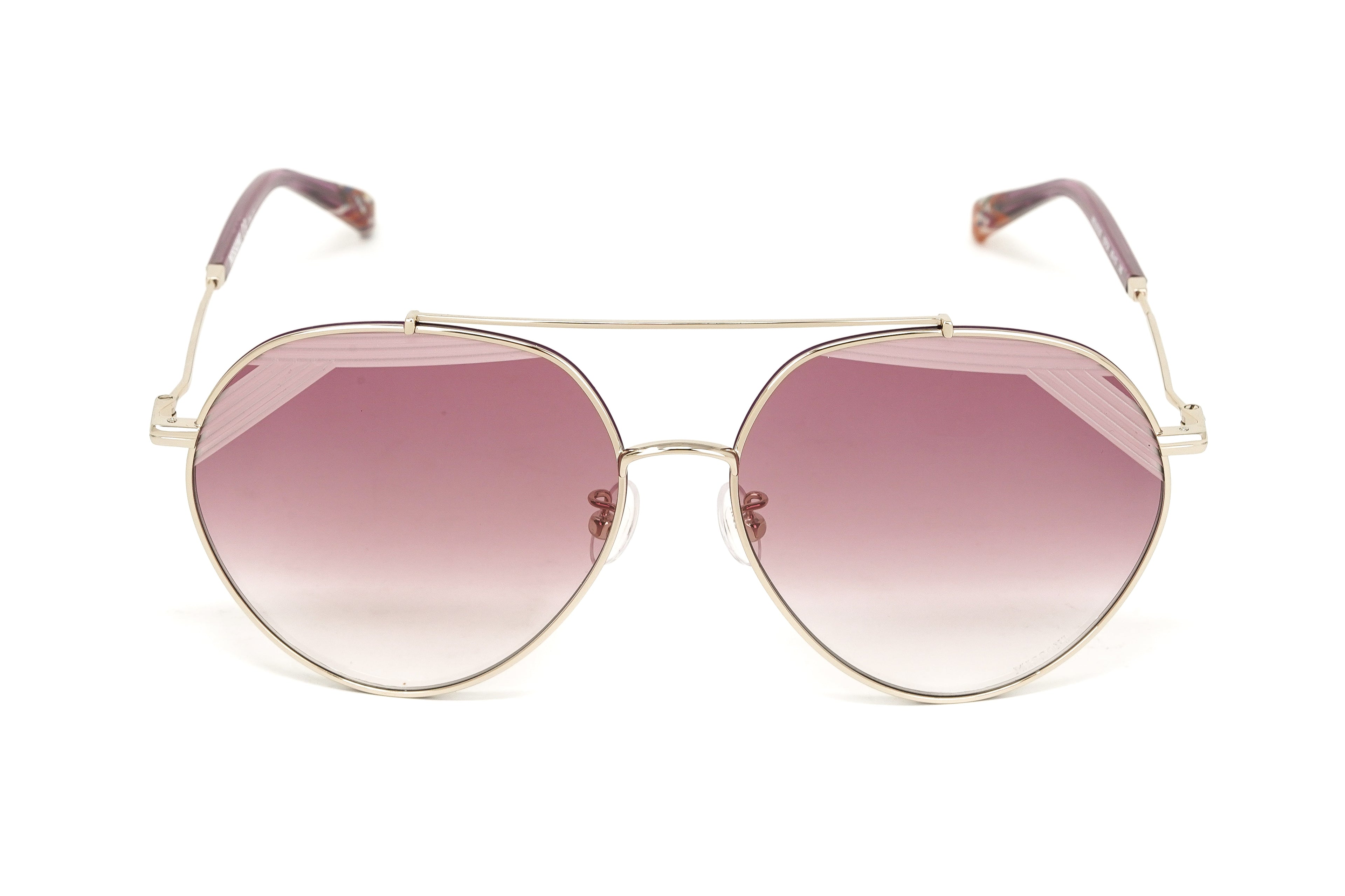 Missoni Women's Sunglasses Round Pilot Silver/Pink