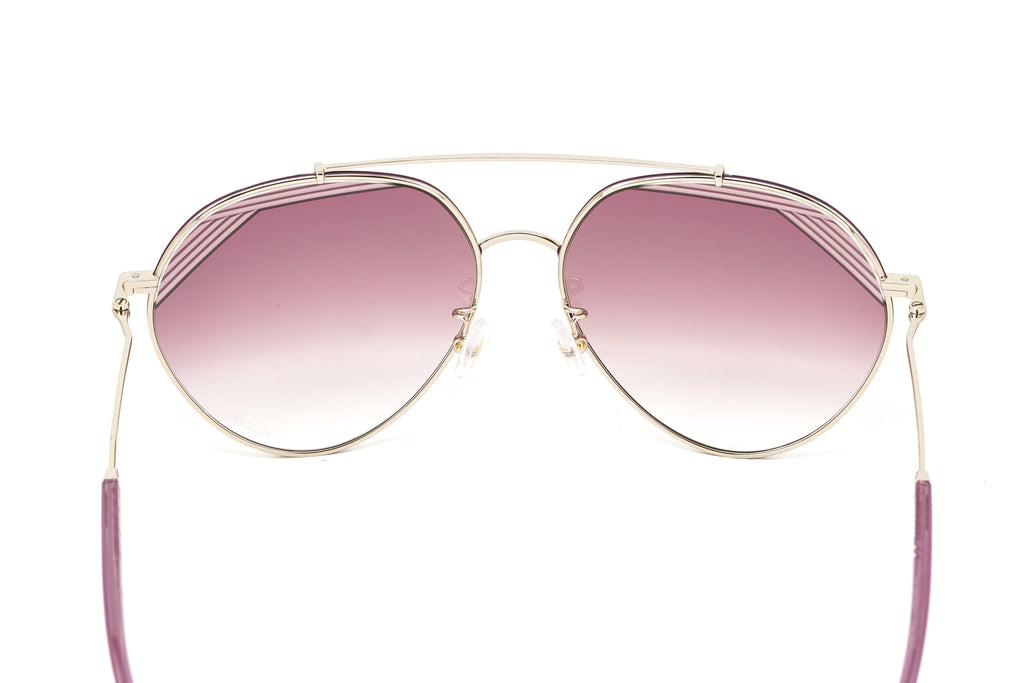 Missoni Women's Sunglasses Round Pilot Silver/Pink