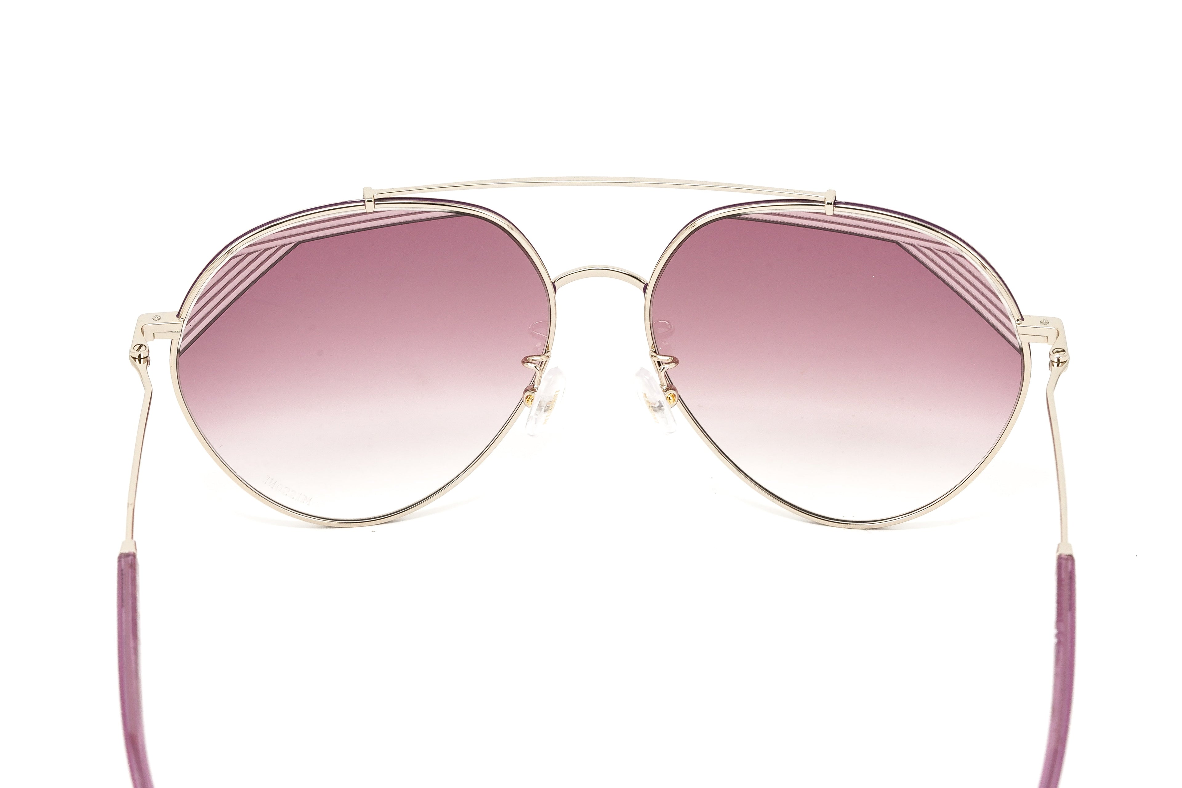 Missoni Women's Sunglasses Round Pilot Silver/Pink