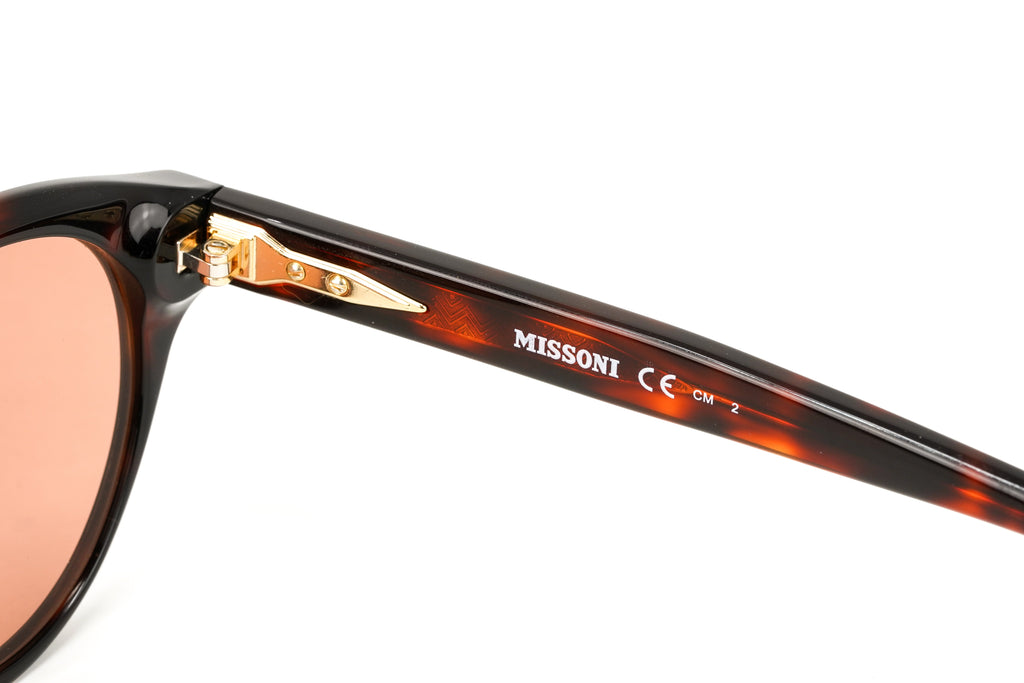 Missoni Women's Sunglasses Round Dark Havana
