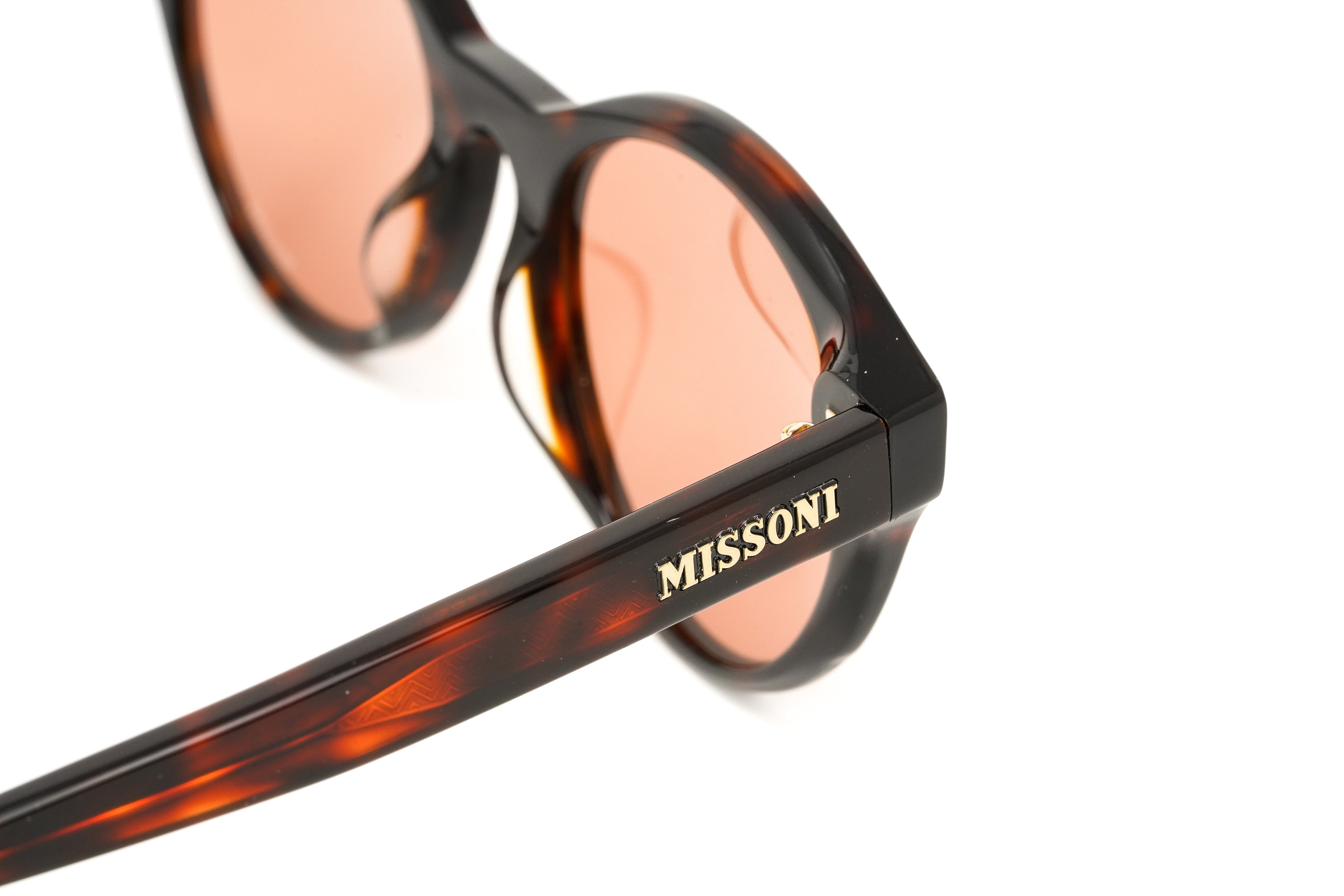 Missoni Women's Sunglasses Round Dark Havana