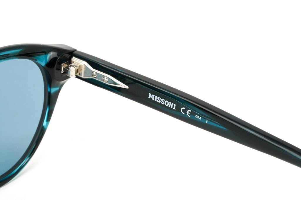 Missoni Women's Sunglasses Round Green Horn