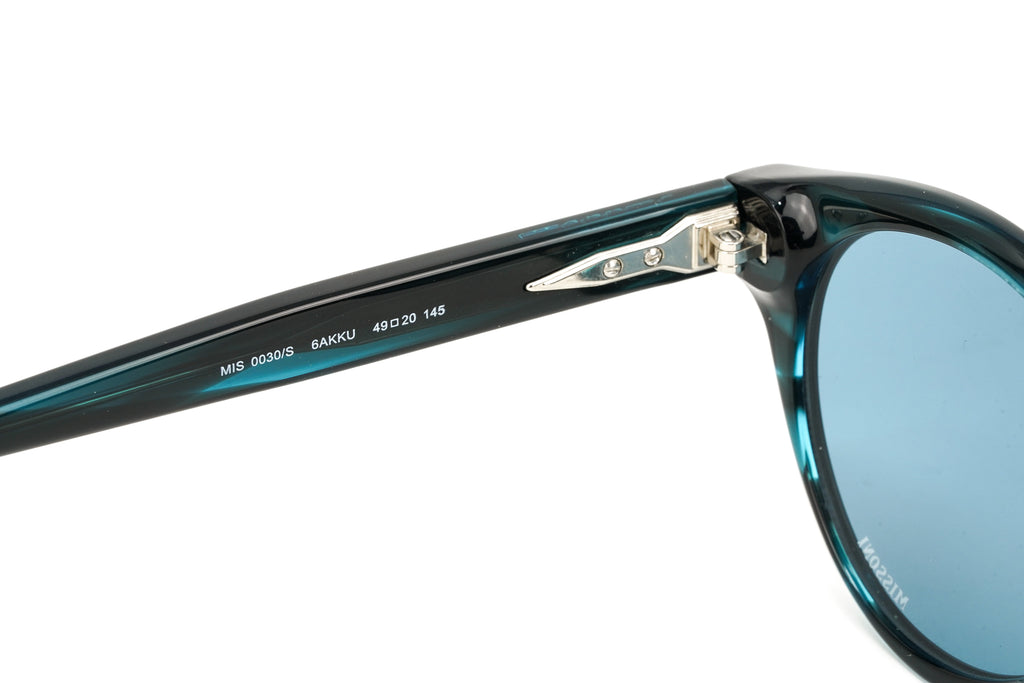 Missoni Women's Sunglasses Round Green Horn