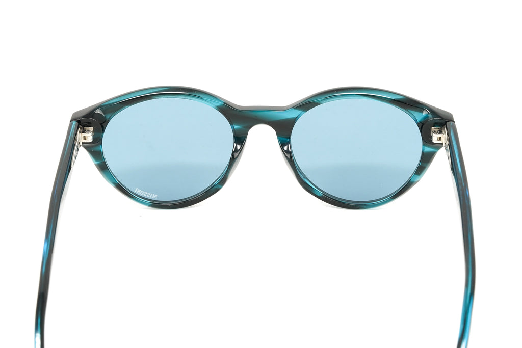 Missoni Women's Sunglasses Round Green Horn