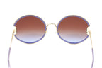 Missoni Women's Sunglasses Oversized Round Gold/Violet