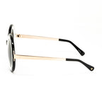 Markus Lupfer x Linda Farrow Black and White Sunglasses
