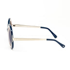 Markus Lupfer x Linda Farrow Blue Sunglasses