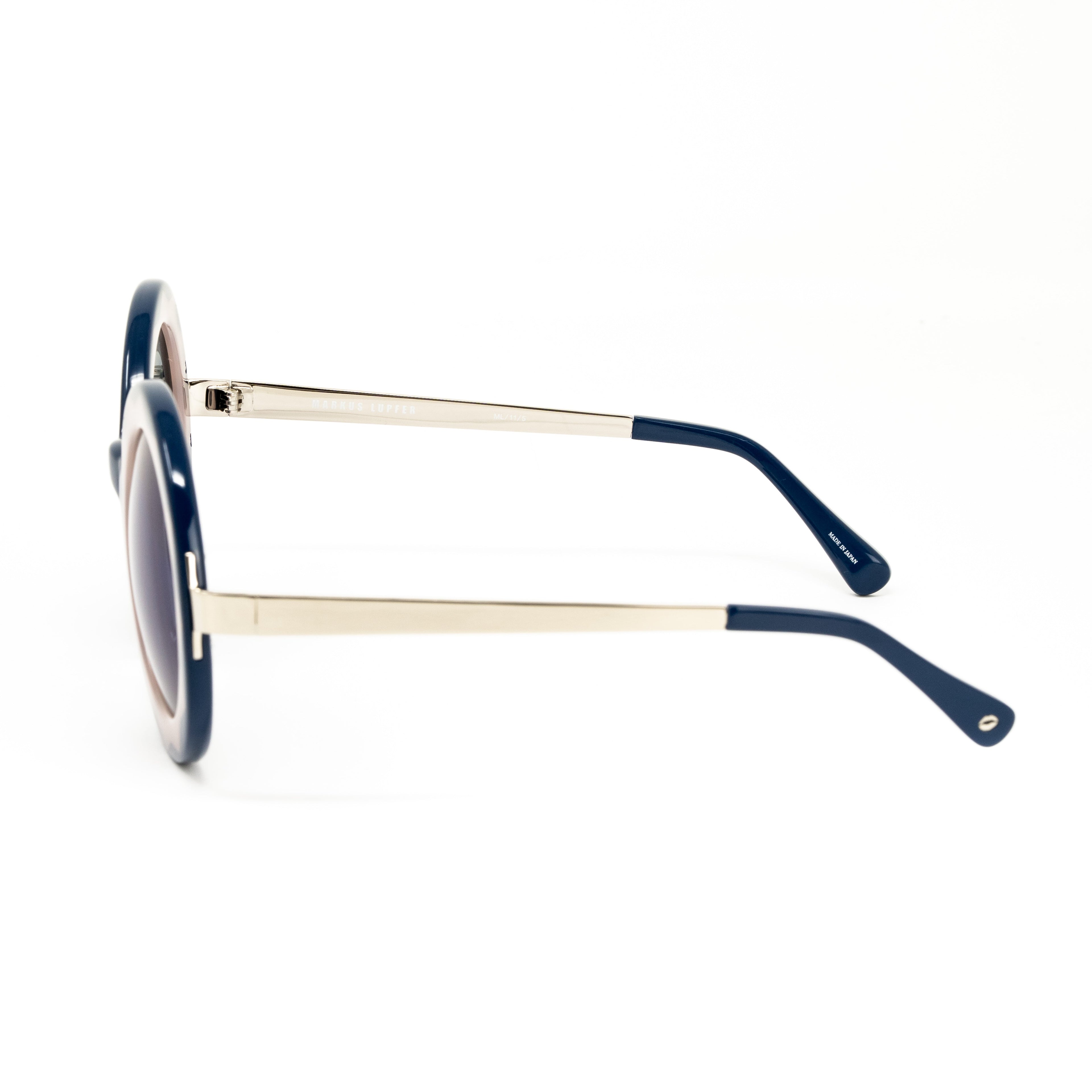 Markus Lupfer x Linda Farrow Blue Sunglasses