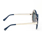 Markus Lupfer x Linda Farrow Blue Sunglasses