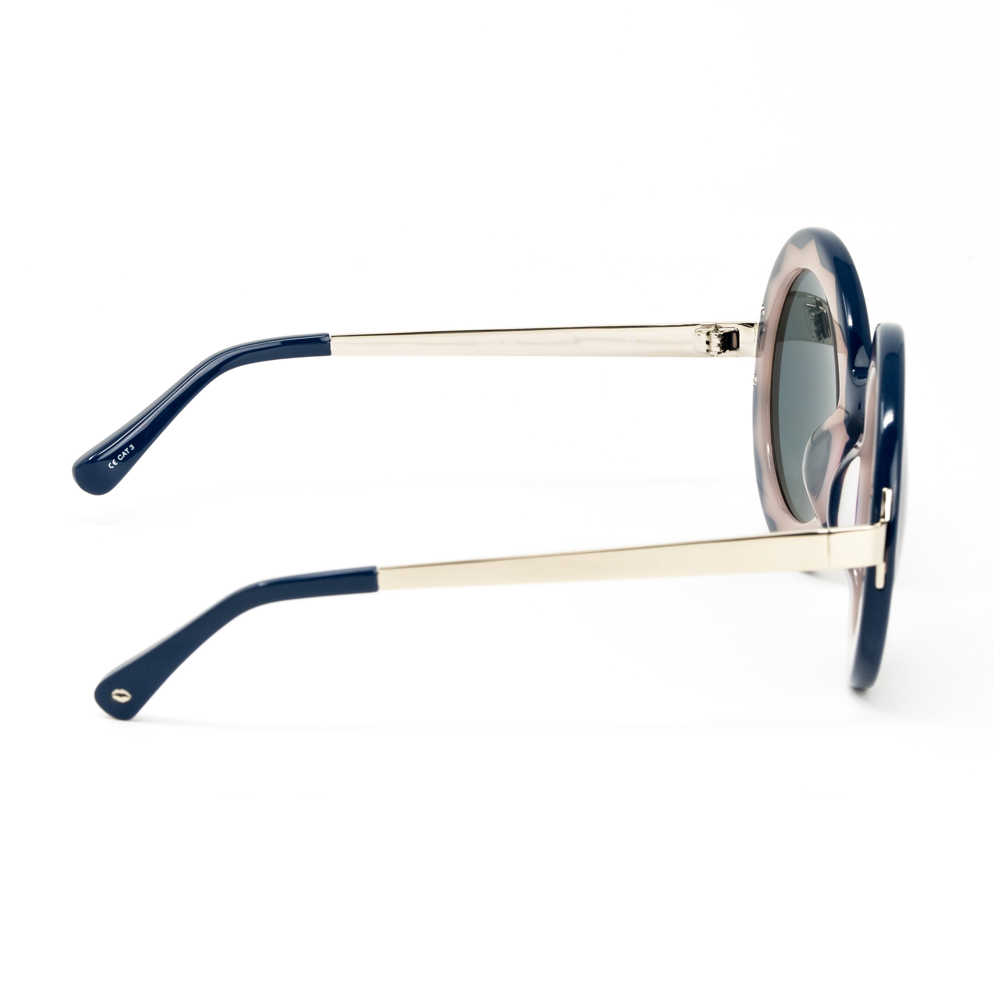 Markus Lupfer x Linda Farrow Blue Sunglasses