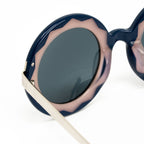 Markus Lupfer x Linda Farrow Blue Sunglasses