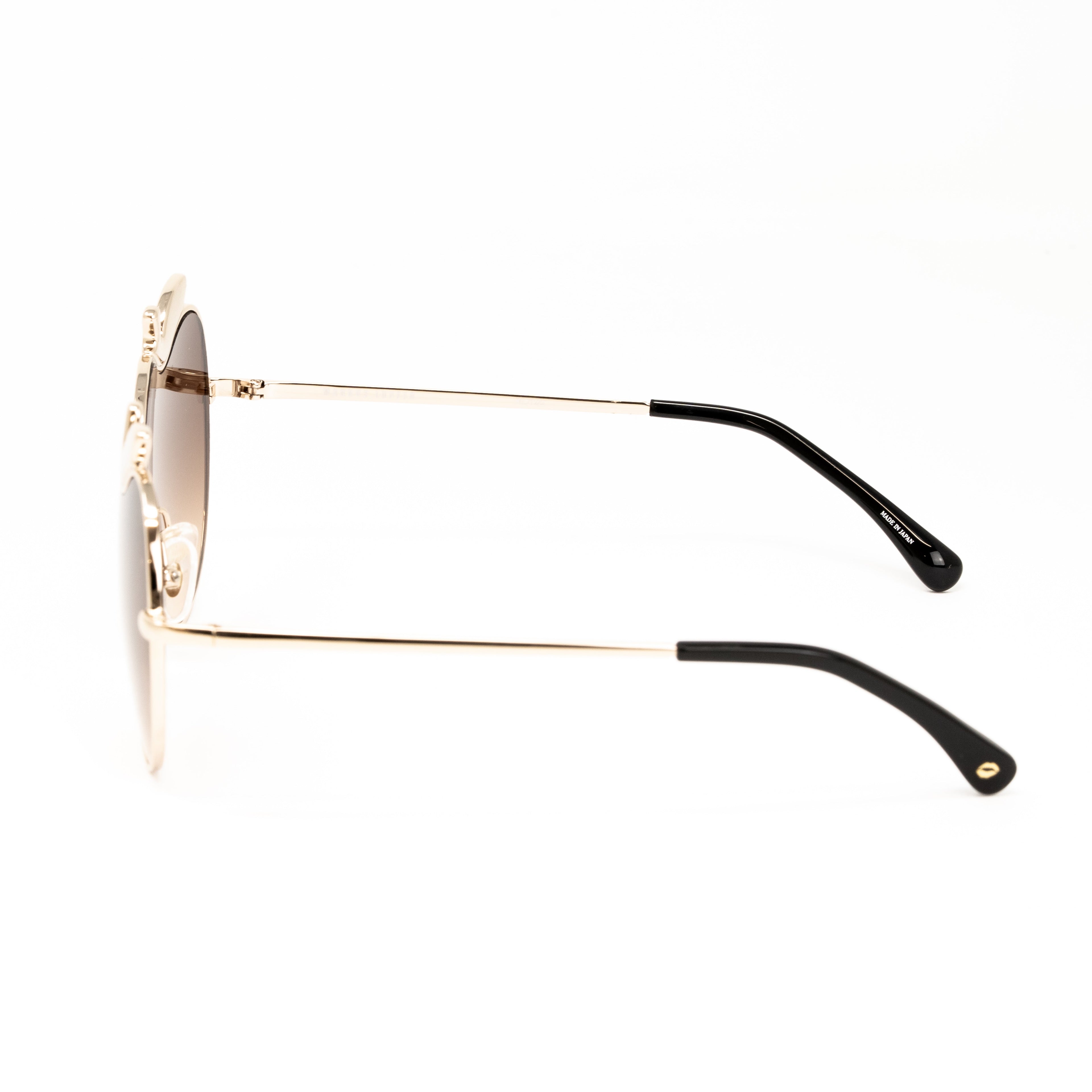 Markus Lupfer x Linda Farrow Brown Sunglasses