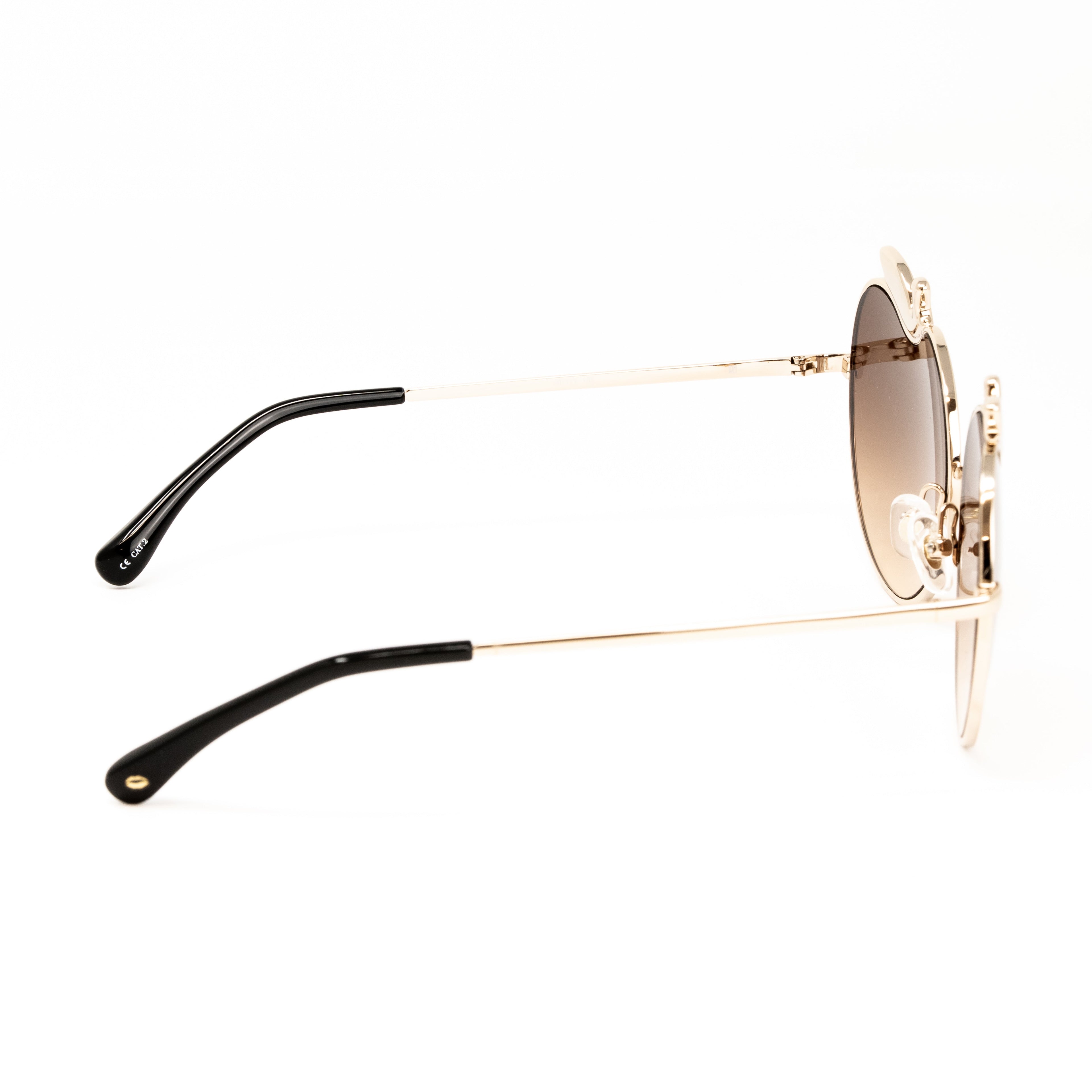 Markus Lupfer x Linda Farrow Brown Sunglasses