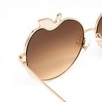 Markus Lupfer x Linda Farrow Brown Sunglasses