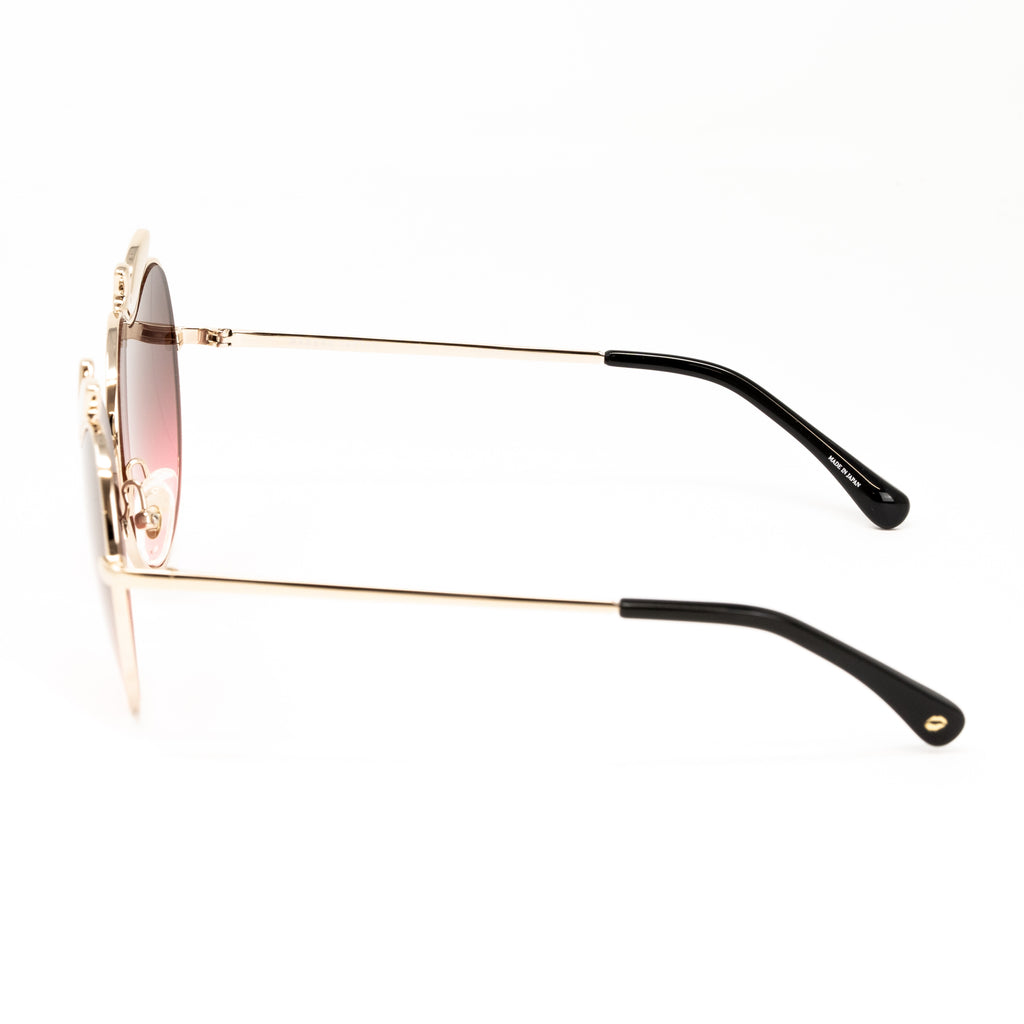 Markus Lupfer x Linda Farrow Gold Sunglasses