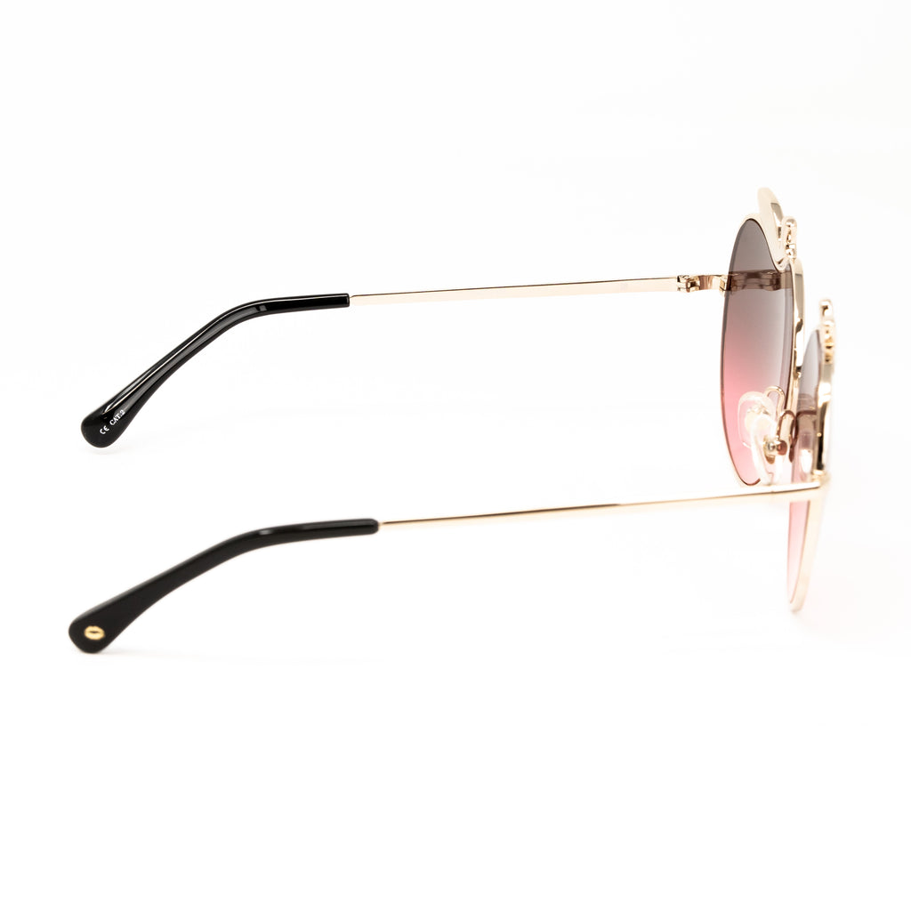 Markus Lupfer x Linda Farrow Gold Sunglasses