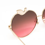 Markus Lupfer x Linda Farrow Gold Sunglasses