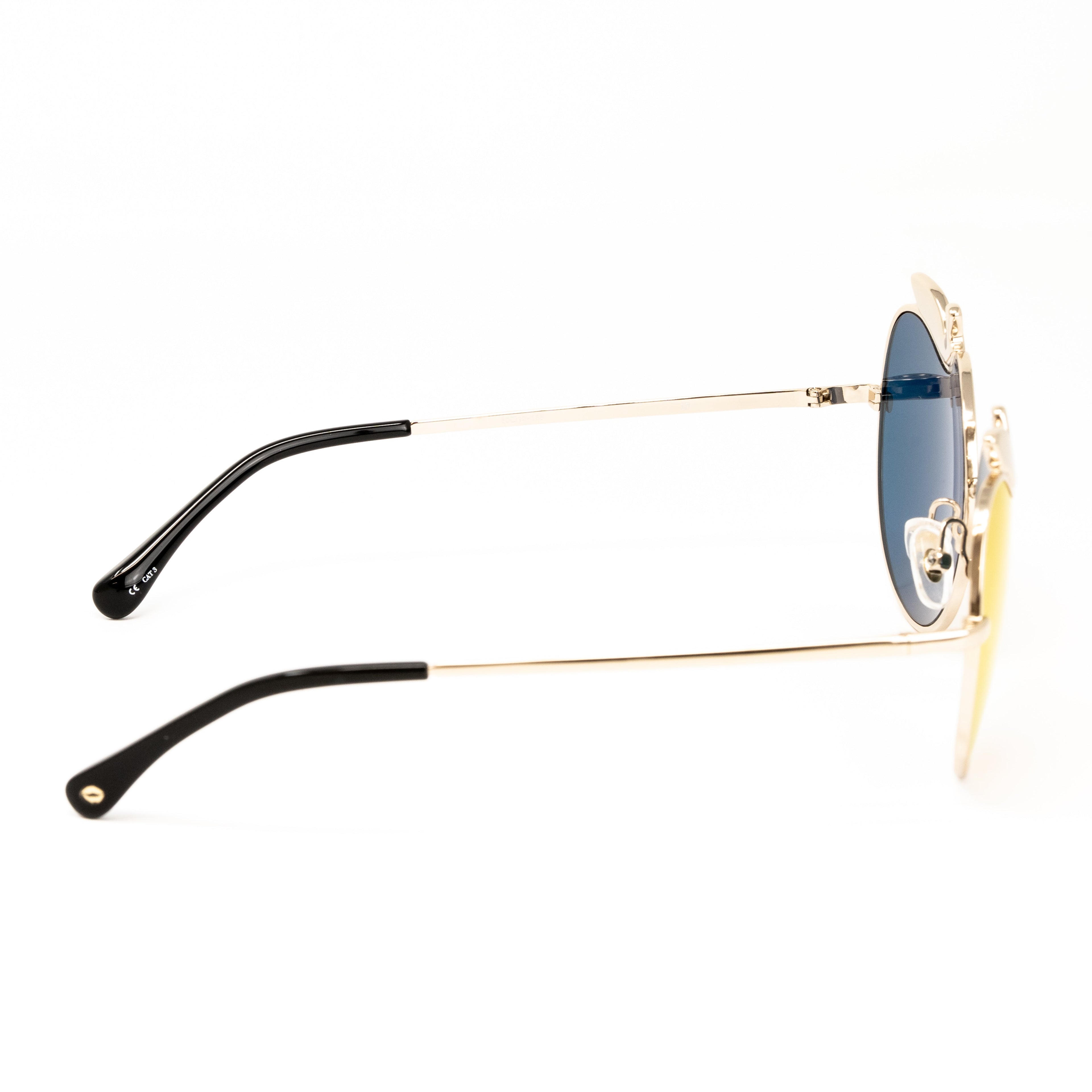 Markus Lupfer x Linda Farrow Gold Sunglasses
