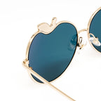 Markus Lupfer x Linda Farrow Gold Sunglasses