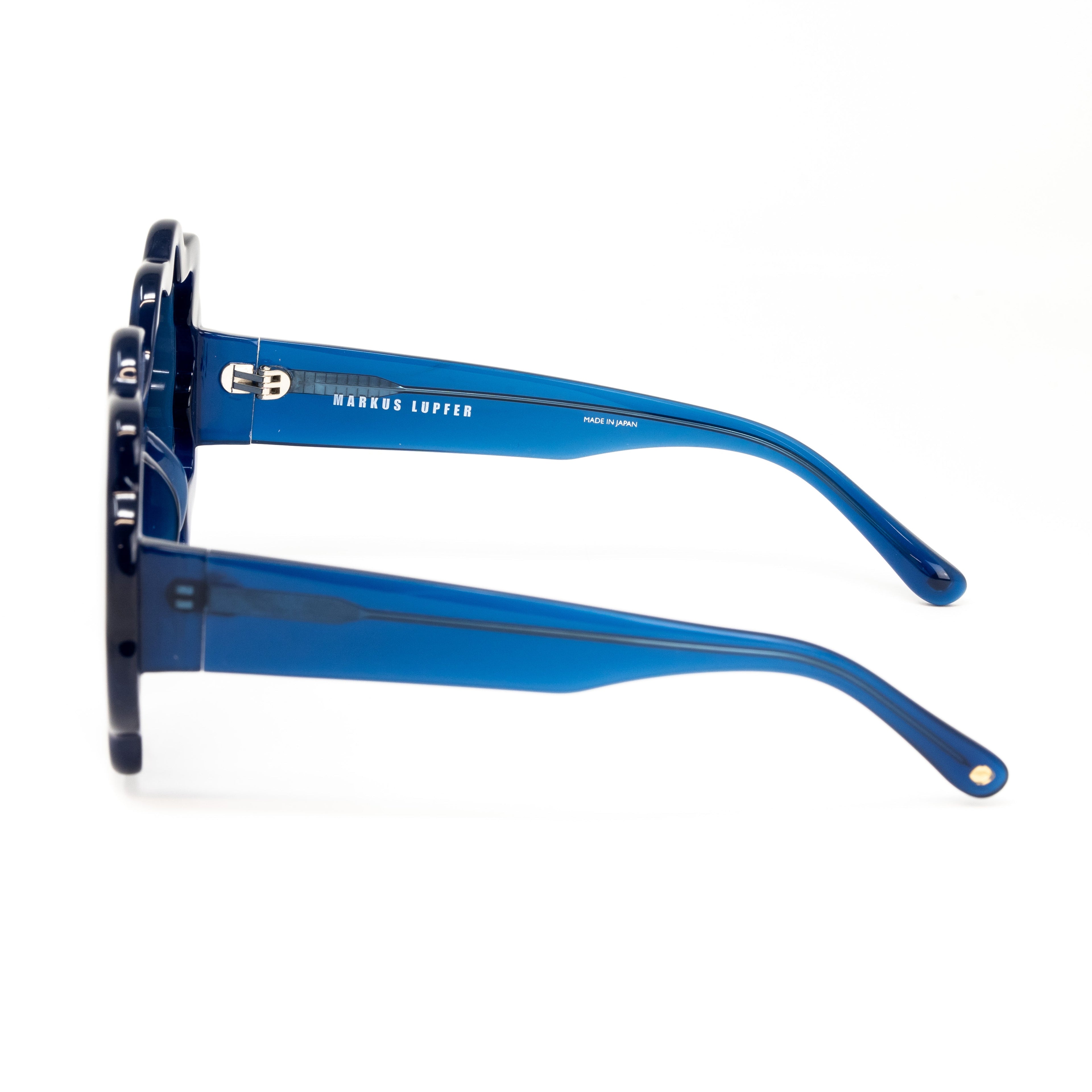 Markus Lupfer x Linda Farrow Blue Sunglasses