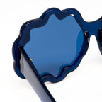 Markus Lupfer x Linda Farrow Blue Sunglasses