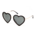 Markus Lupfer x Linda Farrow Black Sunglasses