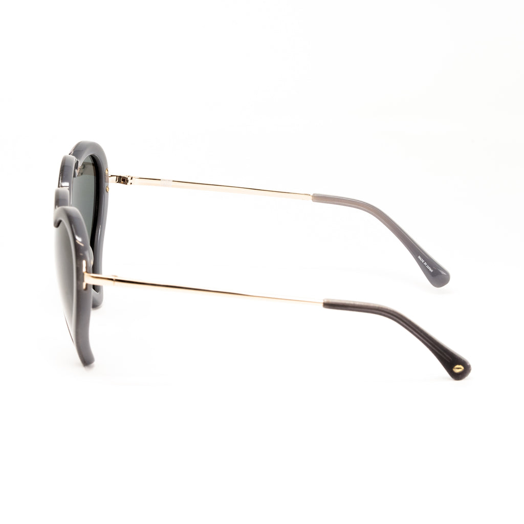 Markus Lupfer x Linda Farrow Black Sunglasses