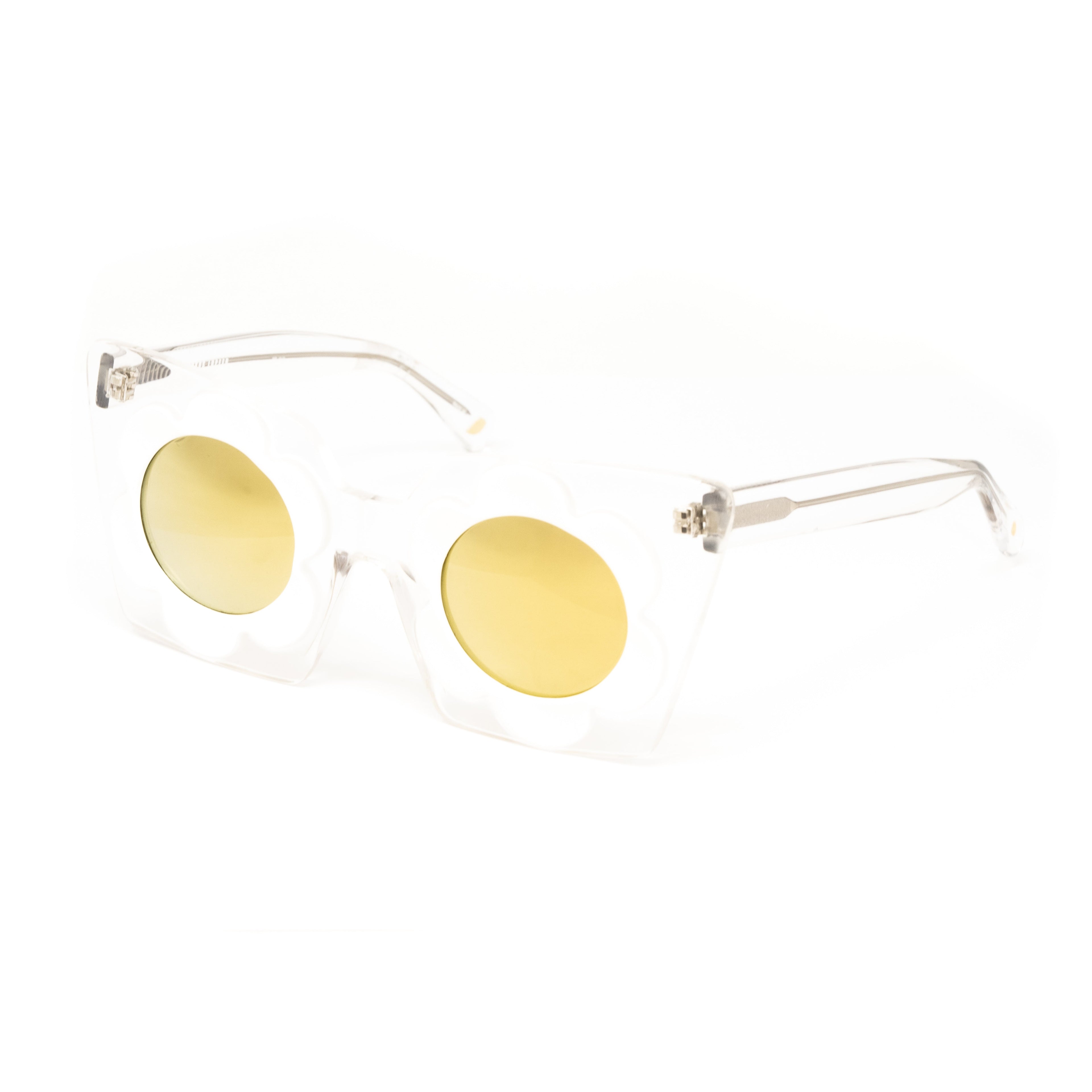 Markus Lupfer x Linda Farrow Clear Sunglasses