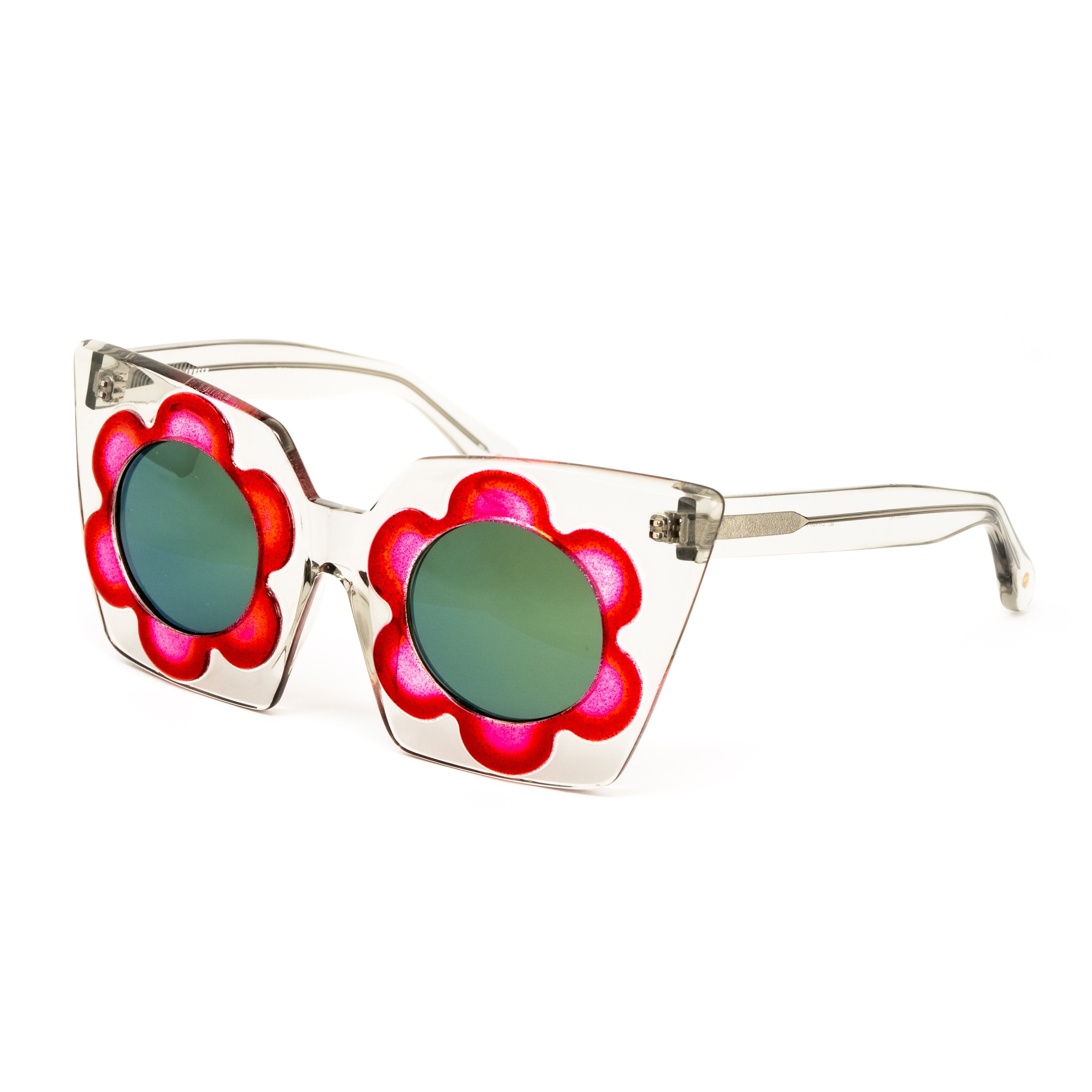 Markus Lupfer x Linda Farrow Clear Sunglasses