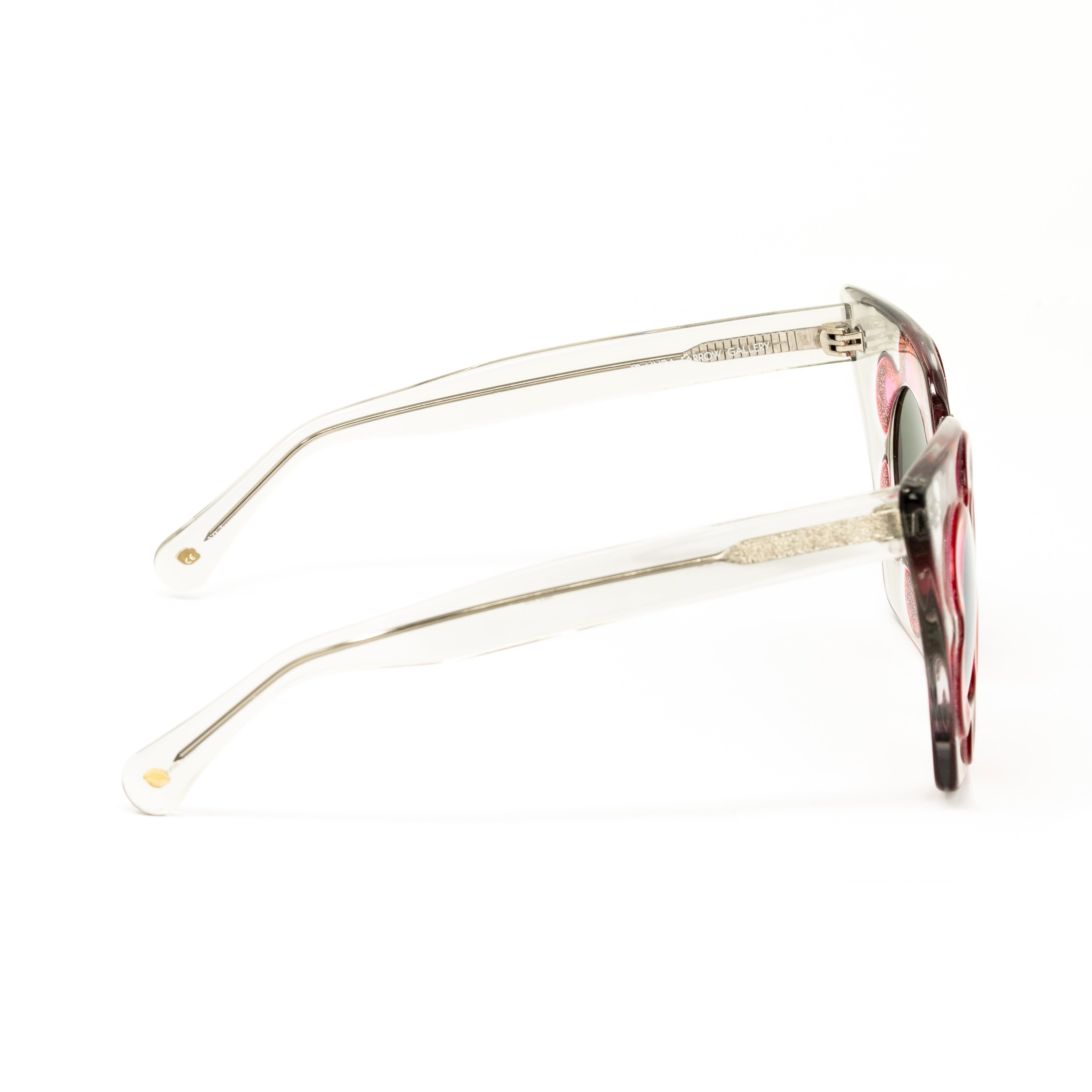 Markus Lupfer x Linda Farrow Clear Sunglasses