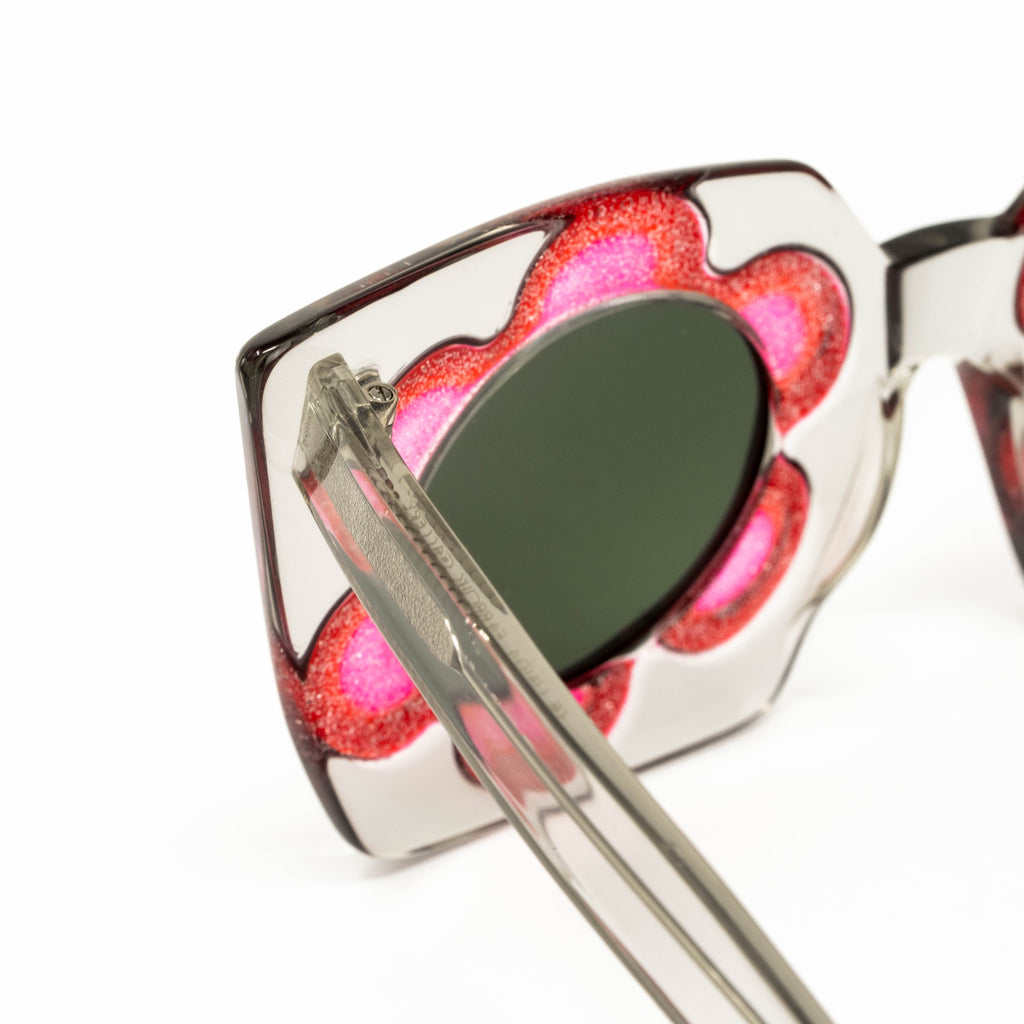 Markus Lupfer x Linda Farrow Clear Sunglasses