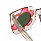Markus Lupfer x Linda Farrow Clear Sunglasses