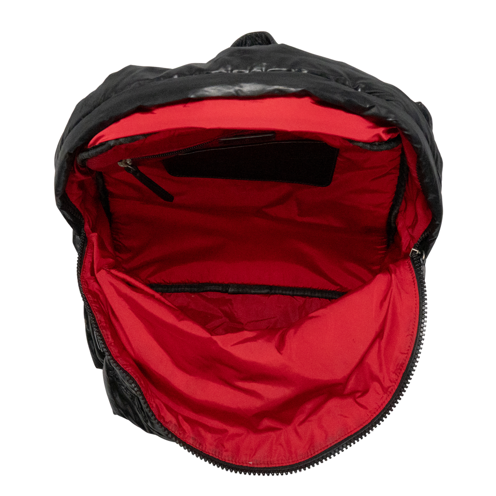 Moncler Black Nylon Puffer Backpack