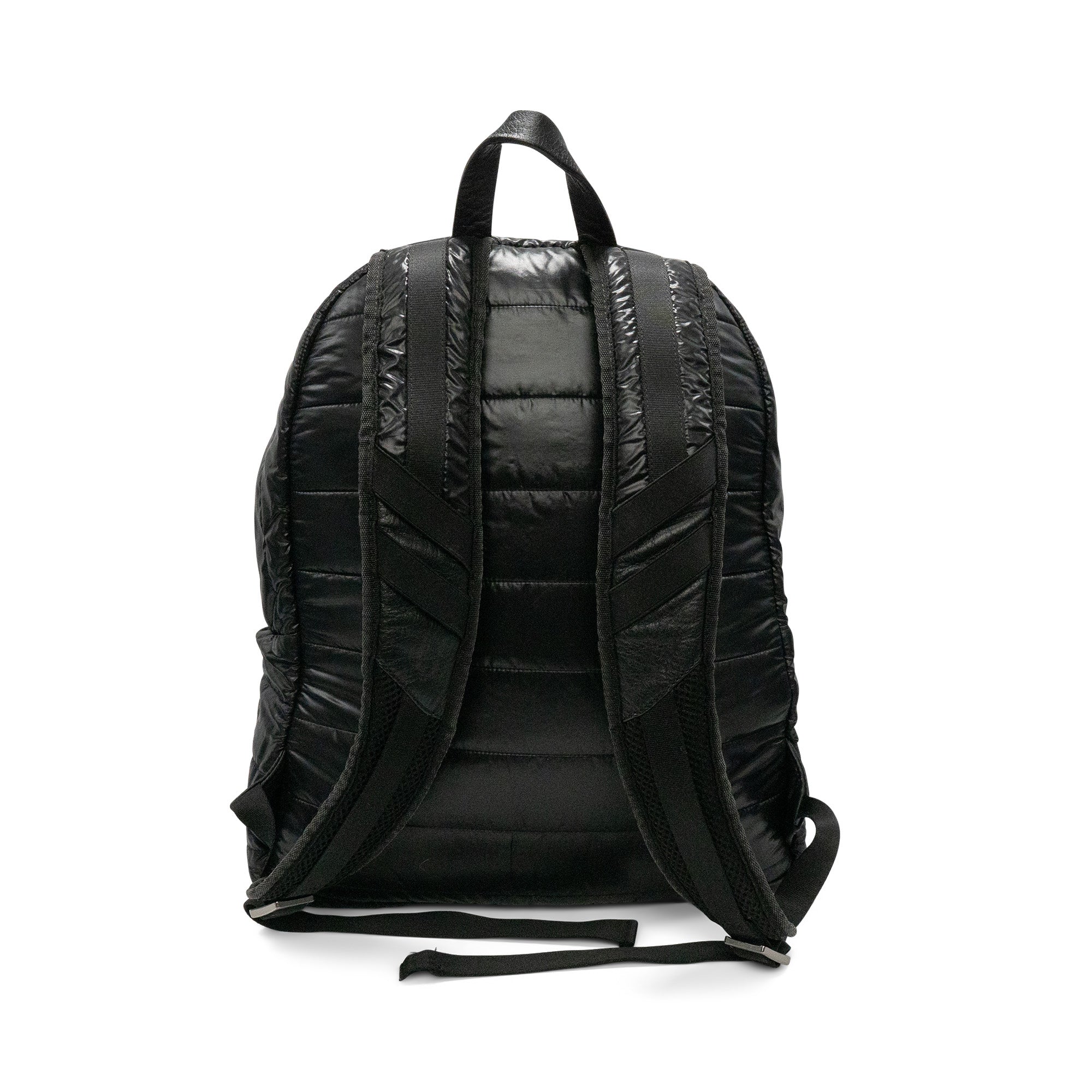 Moncler Black Nylon Puffer Backpack