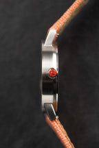 Mondaine Ladies Watch Classic White Orange