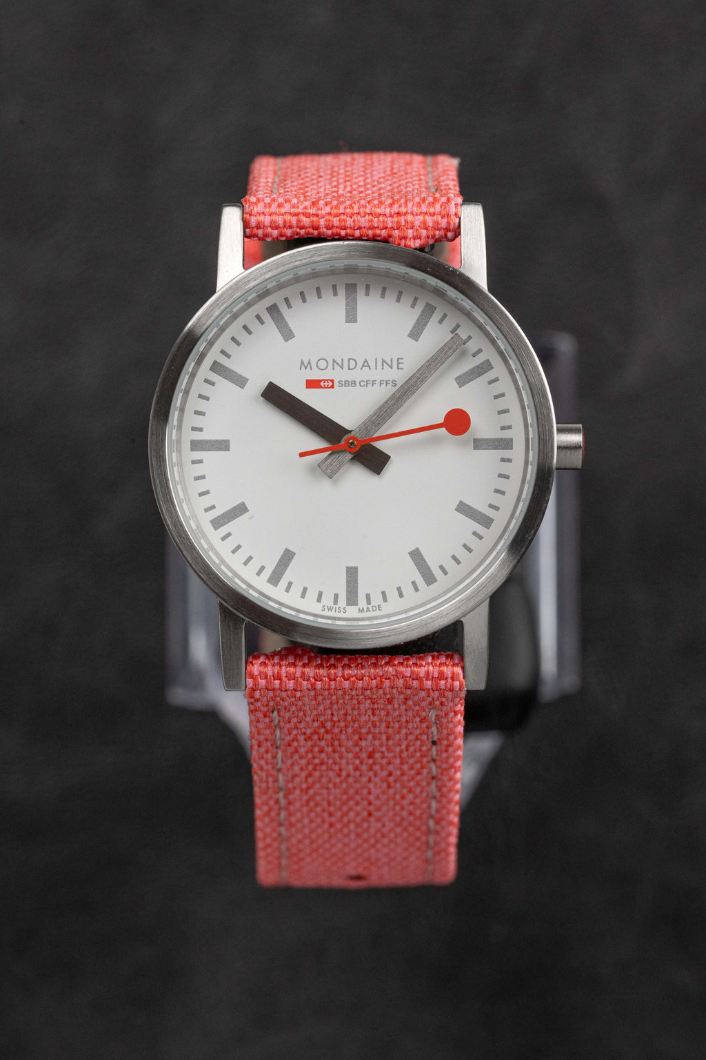 Mondaine Ladies Watch Classic White Coral